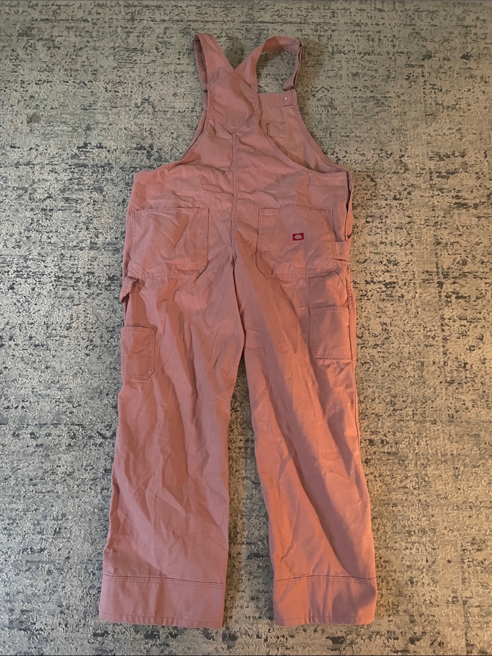 Dickies Women’s Pink Overall Pants - Picture 4 of 5